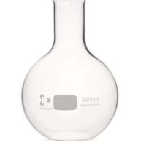 Flat-bottom flask, DURAN®, narrow neck, 1000 ml, 1 unit(s)