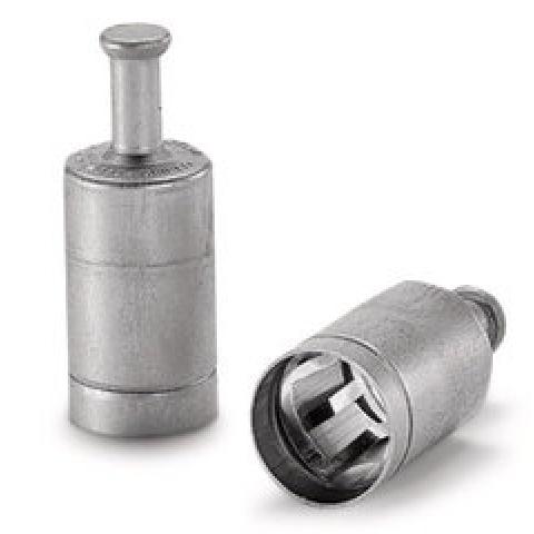 Screw caps LABOCAP with grip for  17/18 mm, silver