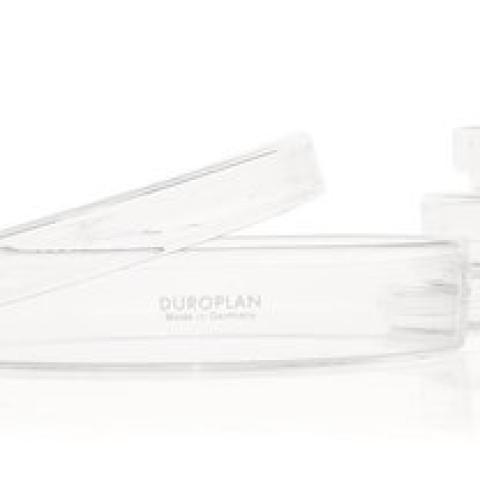 DUROPLAN® petri dishes, borosilicate gl., two pieces, Ø outer 120 mm, H 20 mm