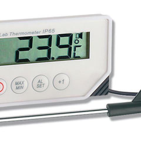 Lab thermometer with limit value signal