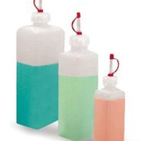 Narrow-neck, 4-edged bottles, HDPE, with dropper-lid, 100 ml, 10 unit(s)