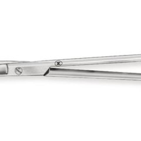Left-handed microscopy scissors, straight, pointed-pointed, L 115 mm, 1 unit(s)