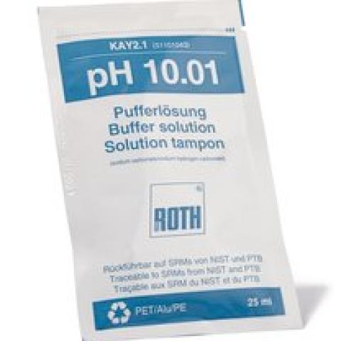 Rotilabo® pH buffer solutions, pH 10,01, in bags, 20 unit(s)
