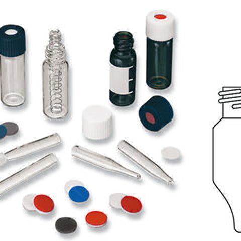 Rotilabo®-screw neck ND8 vials, clear glass, 1.5 ml, 100 unit(s)
