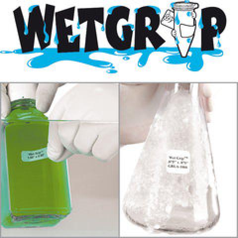 WETGRIPTM-labels, of chemically inert polyester, L 22 mm, 20 sheet(s)