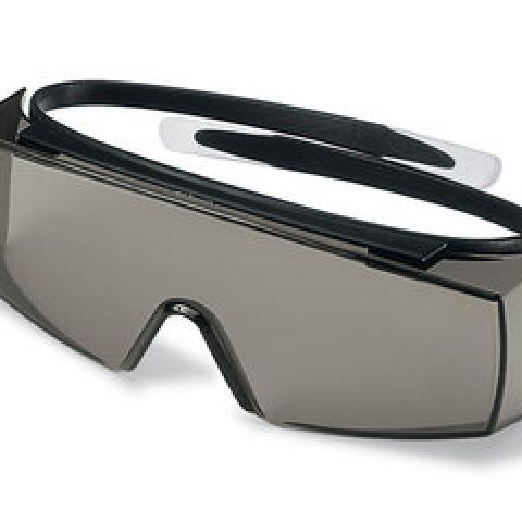 Protect. goggles f. spect. wearers super, OTG, black, grey