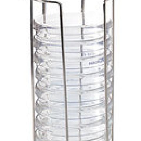 Rotilabo®-stands for petri dishes, high grade steel, f. 10 dishes, Ø 100 mm