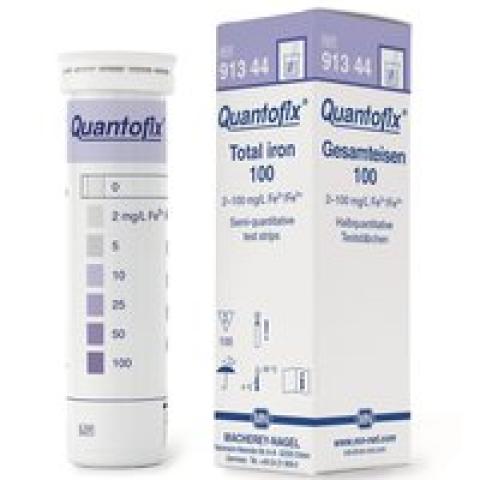 Quantofix® test strips, iron 100, L 95 x W 6 mm, 100 unit(s)