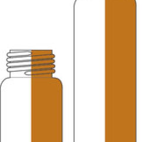 Rotilabo®-fine screw thread ND18 vials, clear glass, 20 ml, Ø 22.5 x L 75.5 mm