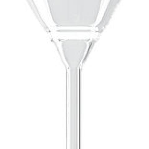 Filter funnel, porosity 3, DURAN®, vol. 25 ml, overall-Ø 55 mm, H 100 mm