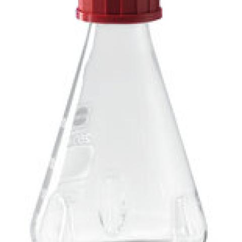 Erlenmeyer flask with 3 baffles, 500 ml, outer-Ø 105mm, GL 32, H 180mm, DURAN®