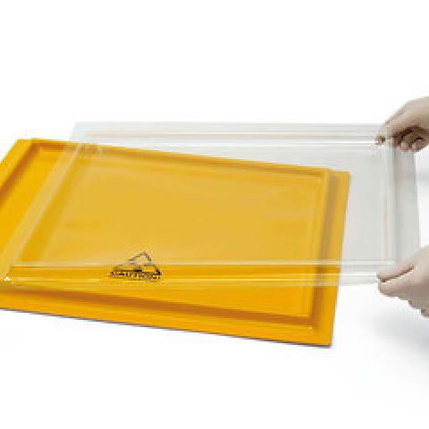 Sekuroka®-protection tray, PVC, white, outer L 680 x W 540 mm, 1 unit(s)