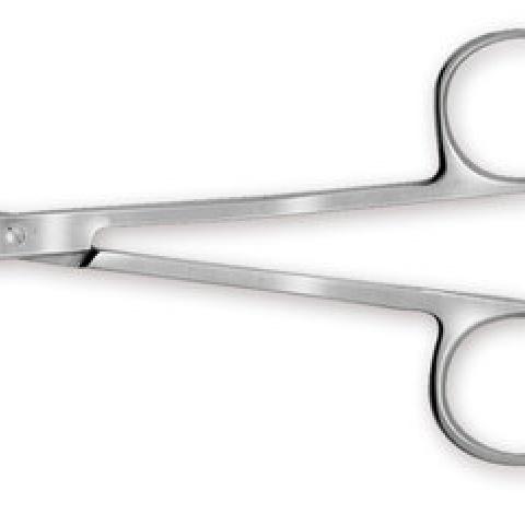 Dissecting scissors, angled, corr.-free stainl. steel 18/8, L 115 mm, 1 unit(s)
