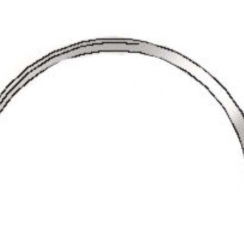 Surgical needles, stainless steel 18/8, rectangular, fig. 11, 1/2 circular