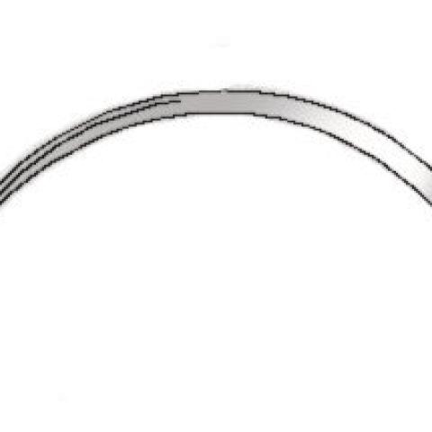 Surgical needles, stainless steel 18/8, rectangular, fig. 11, 3/8 circular
