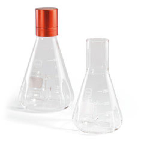 Rotilabo®-baffled flask, 3 baffles, 1000ml,Ø 131mm, w. straight neck, DURAN®