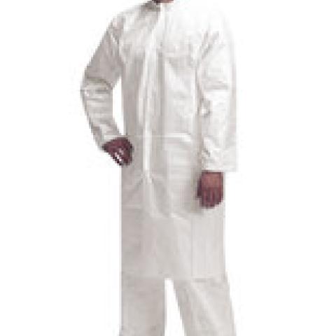 TYVEK® 500 lab coat, size L, With zip, without pockets, 50 unit(s)