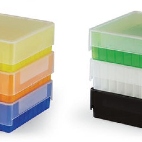Storage boxes, transparent, 81 holes, 5 unit(s)