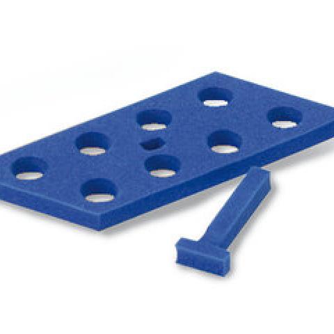 Rotilabo®-floating racks, 8 holes, blue, for 15 ml tubes, HDPE, 5 unit(s)