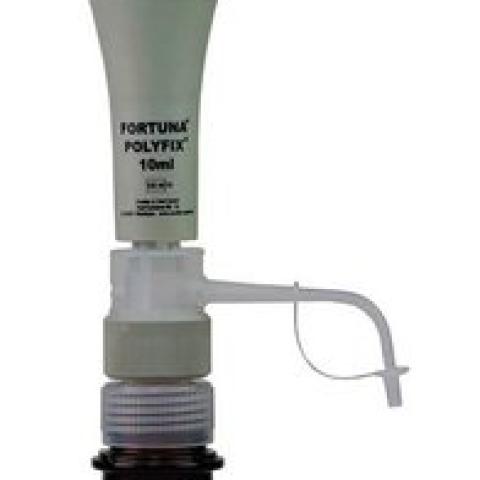 FORTUNA® POLYFIX® dispenser, 2-10 ml, calibrated dosing cylinder made of glass