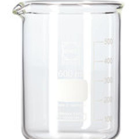 DURAN®-Super Duty glass beakers, vol. 600 ml, Ø outside 90 mm, H 125 mm