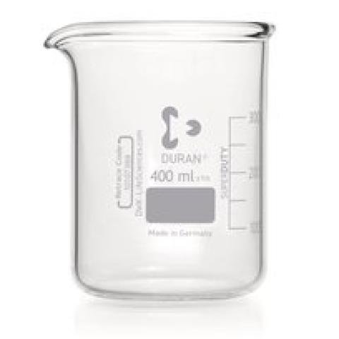 DURAN®-Super Duty glass beakers, vol. 400 ml, Ø outside 80 mm, H 110 mm