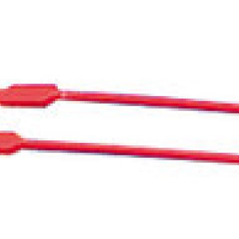 Protective seals, 260 mm, Ø 2 mm, red, 10 unit(s)