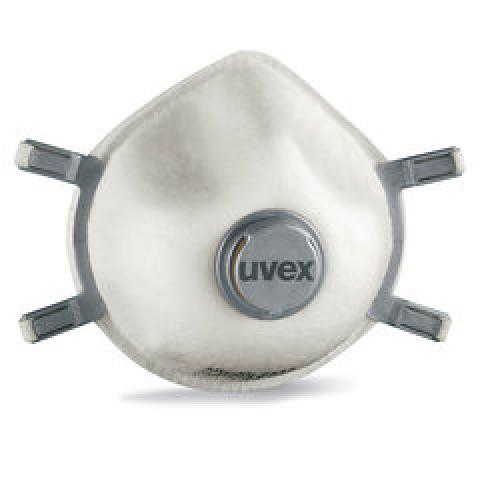 Respiratory protect. masks silv-Air UVEX, FFP3 R D, acc. to. EN 149,2001+A1,2009