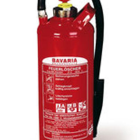 Dry powder extinguisher Bavaria Colt P6, acc. to DIN EN 3, for ABC-fires