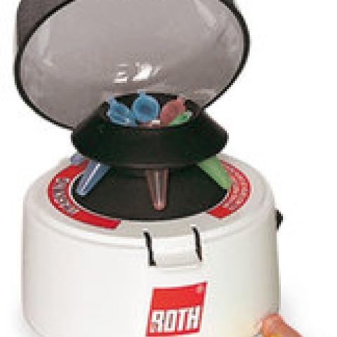 Rotilabo®-mini-centrifuge, 6 microcen. tubes 1.5 ml,6000/min,2000xg, 1 unit(s)