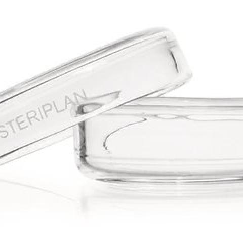 STERIPLAN® petri dishes, soda-lime glass, two pieces, Ø 40 mm, H 12 mm