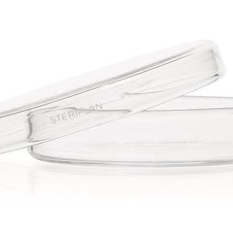 STERIPLAN® petri dishes, soda-lime glass, two pieces, Ø 80 mm, H 15 mm