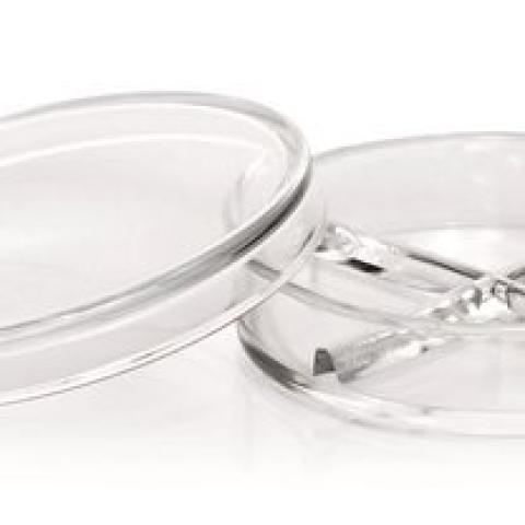 Petri dishes with partitions, DURAN®, Ø 100 x H 20 mm, with 4 partitions
