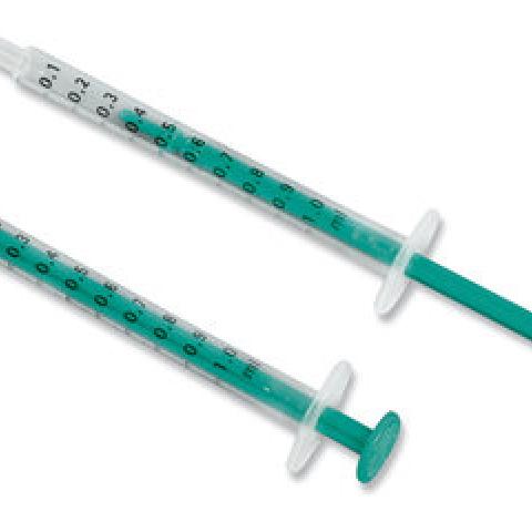 Disposable syringes Inject®-F, PP/PE, sterile, 1 ml, economy pin, 100 unit(s)