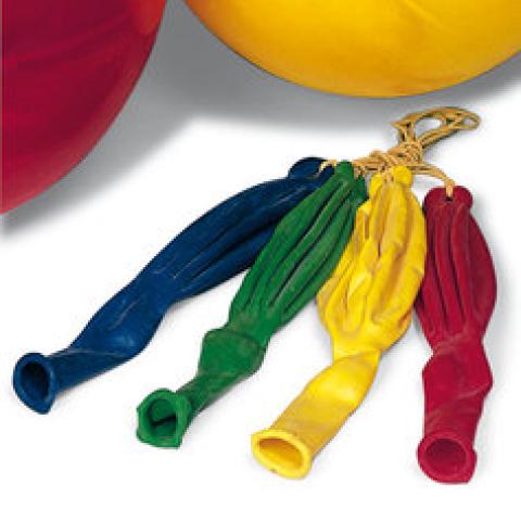 Rotilabo®-gas bags maxi, Latex, assort. colours, empty L  22 cm, 10 unit(s)