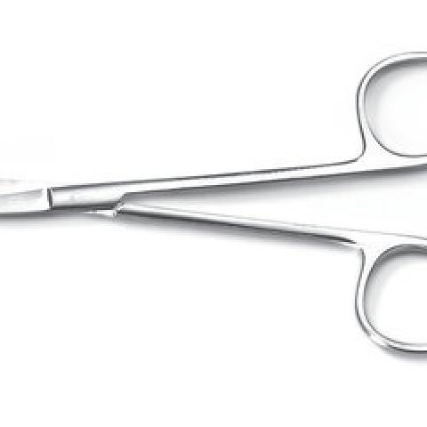 Dissecting scissors f. microscopy, smooth blade, blade angular, 105 mm