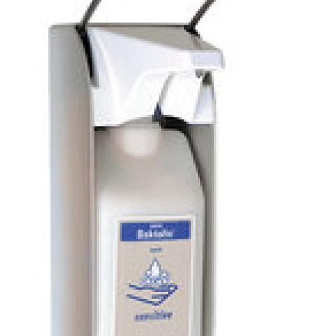 Soap a. disinfectant dispenser plus, for bottles 1000 ml, long arm lever