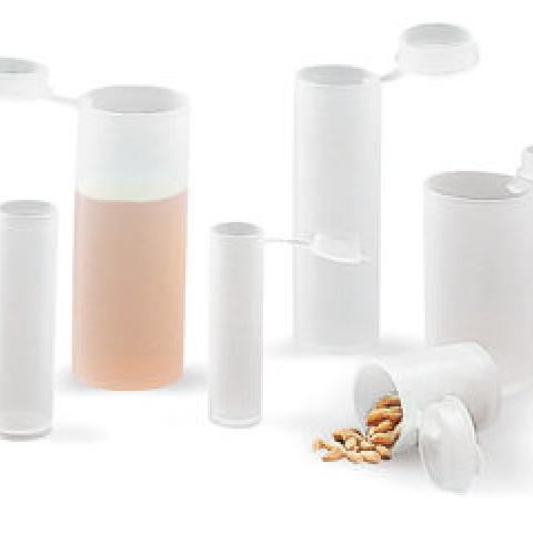 Sample vials, PE, Ø 14 mm, 2.5 ml, with press-on lid, 100 unit(s)