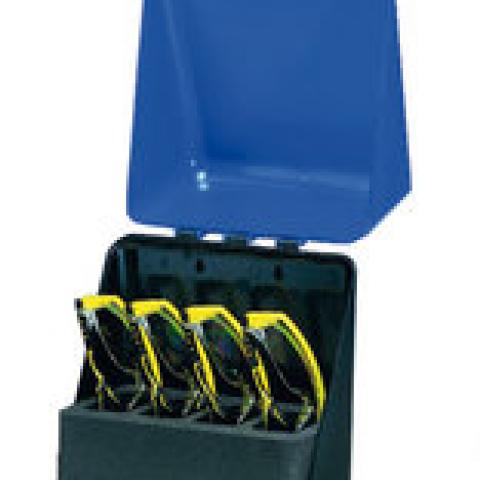 SEKUROKA®-safety box for 4 glasses, blue, W 236 x D 125 x H 225 mm, 1 unit(s)