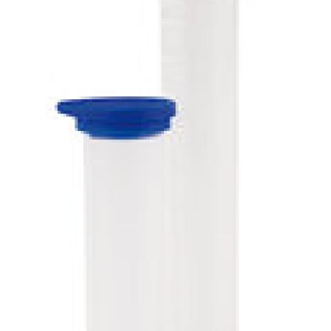 Test tube, 10 ml,, blue, with tamper-evident seal, 250 unit(s)