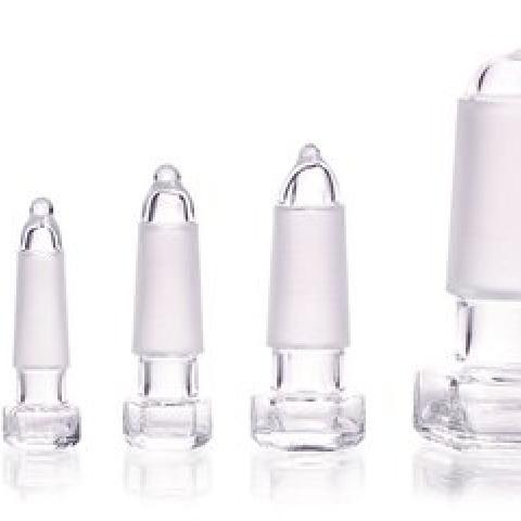 Bottle glass stoppers, DURAN®, hexagonal, standard ground joint 24/29