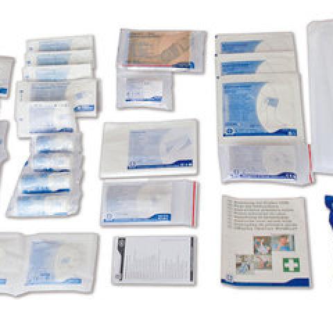 First aid refill packs, acc. to DIN 13 157, 1 set
