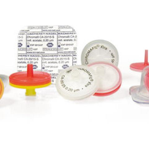 CHROMAFIL® PET syringe adaptor filters, pore size 0.20 µm, Ø 25 mm, 100 p.