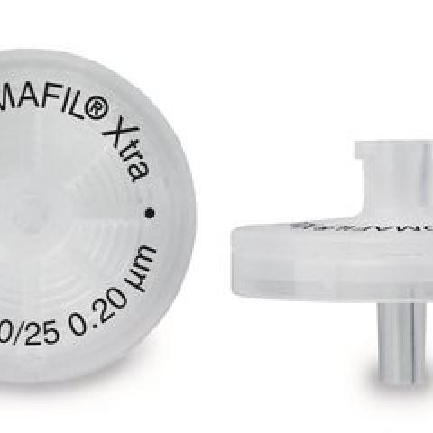 CHROMAFIL® MV Xtra syr. adaptor filters, pore size 0.20 µm, Ø 25 mm, 100 p.