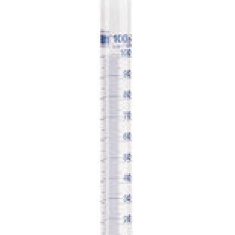 Class A mixing cylinders, DURAN®, blue graduated, subdivis. 0.5 ml, 25 ml