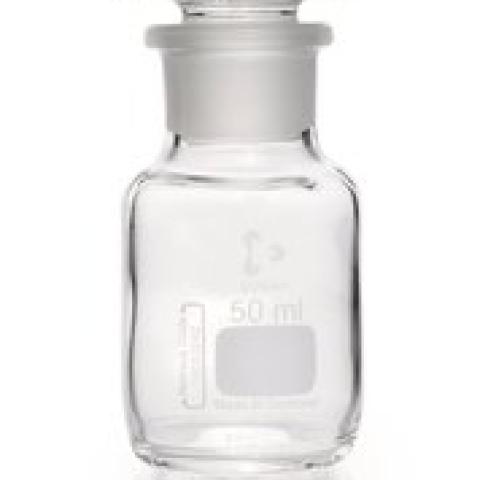 Wide neck storage bottle, glass stopper, DURAN®, clear, 50 ml, 1 unit(s)