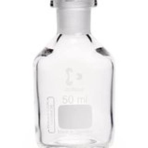 Narrow neck storage bottl., glass stopp., DURAN®, clear glass, 50 ml, 1 unit(s)