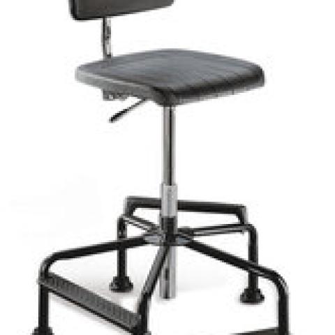 Office chairs, high, PU, black, seat height 480 - 880 mm, 1 unit(s)
