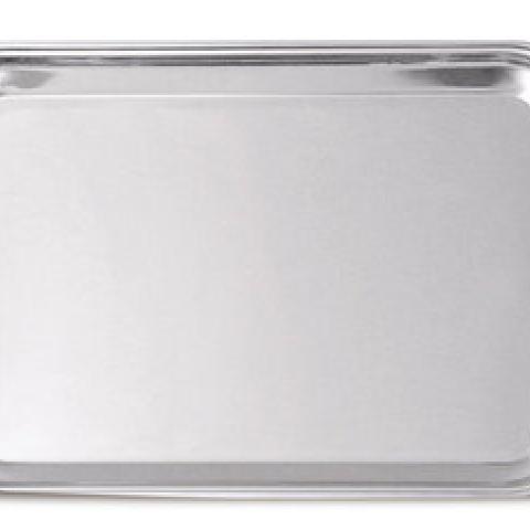 Rotilabo®-instrument trays, square, Stainless steel 18/10, 340 x 260 mm