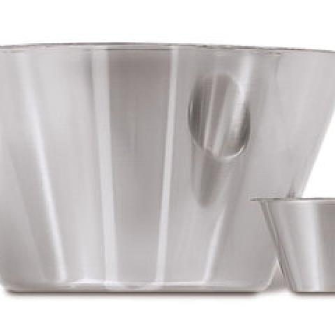 Stainless steel bowls, conical, deep type, 0,5 l, 1 unit(s)